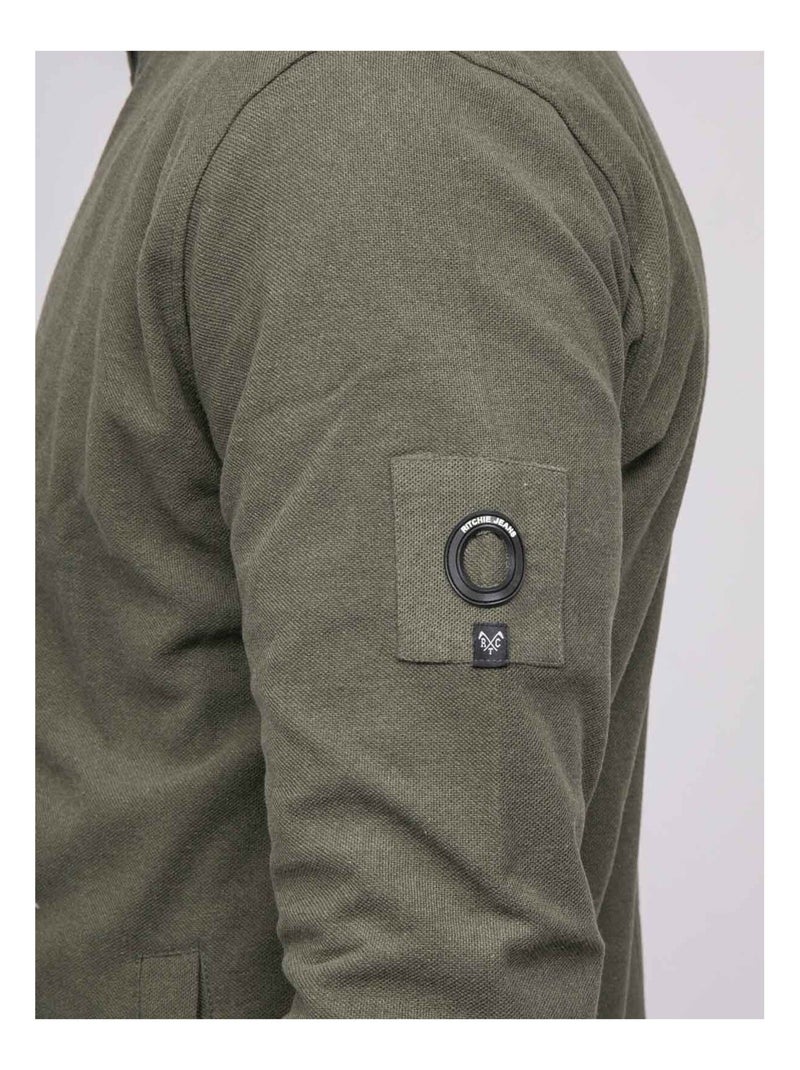 Gilet zippé wipatik Kaki - Kiabi