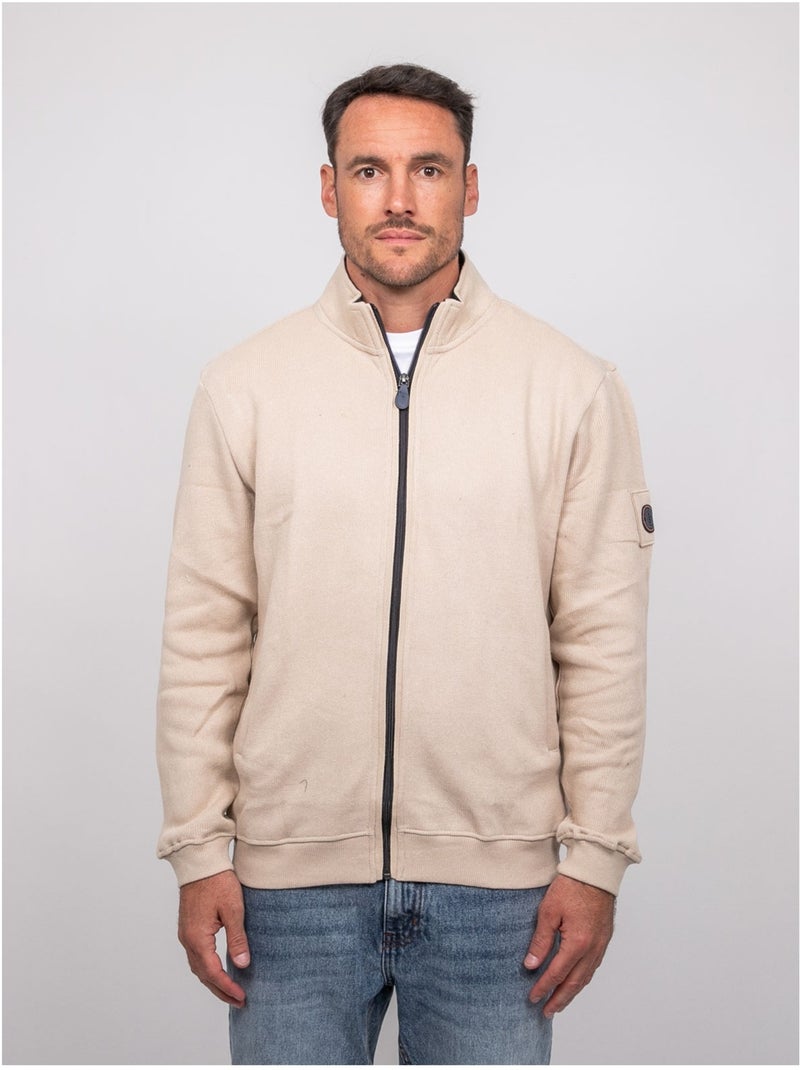 Gilet zippé wiropax Beige - Kiabi