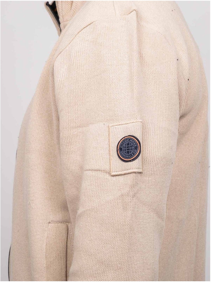 Gilet zippé wiropax Beige - Kiabi