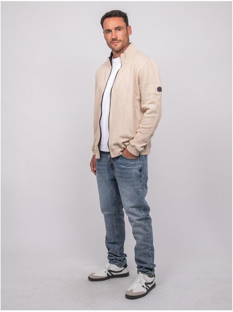 Gilet zippé wiropax Beige - Kiabi