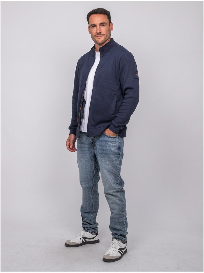 Gilet zippé wiropax Bleu marine - Kiabi