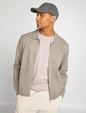 Gilet zippée col polo