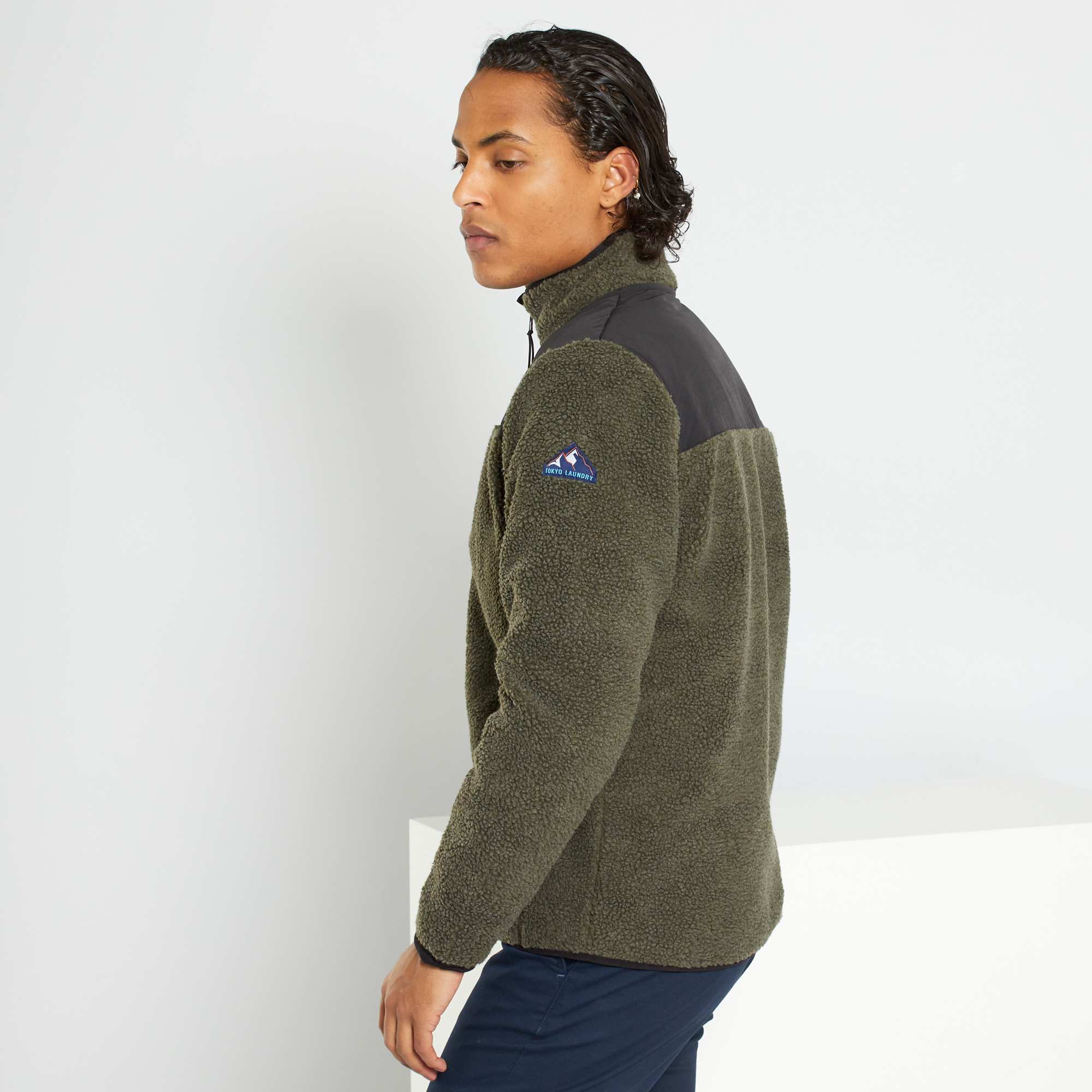 Sweat à Capuche Zippé Homme - Polaire Chaude, Fermeture Complète, Poches, Style Sport Décontracté - 5