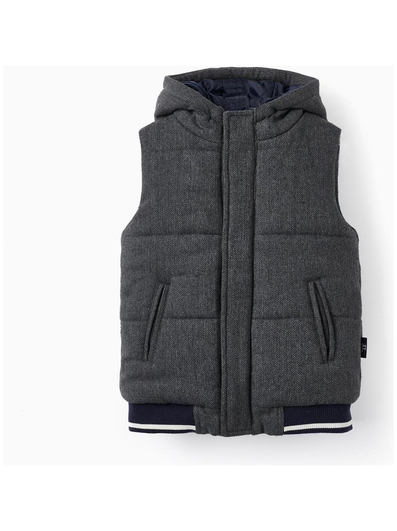 Gillet matelassé the voyage 'Zippy' Gris - Kiabi