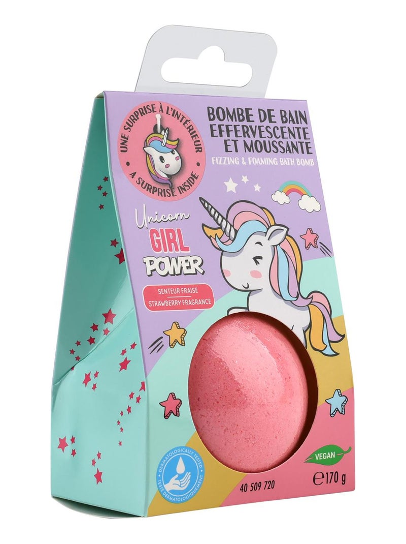 Girl Power Boule de Bain Avec Surprise à L'intérieur - 170g N/A - Kiabi