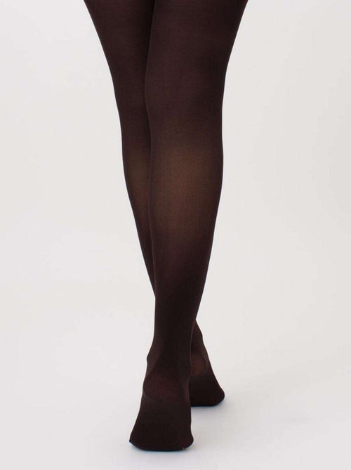 Giulia - Blues Collant 70den classique, matte opaque et chaude  - Marron - S - Kiabi