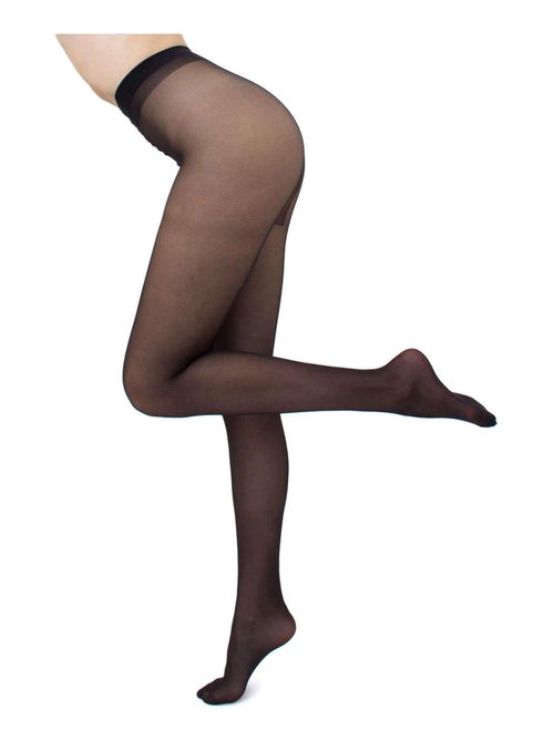 Giulia - Infinity Collants 20den classiques (Multipack) - Noir -M - Kiabi