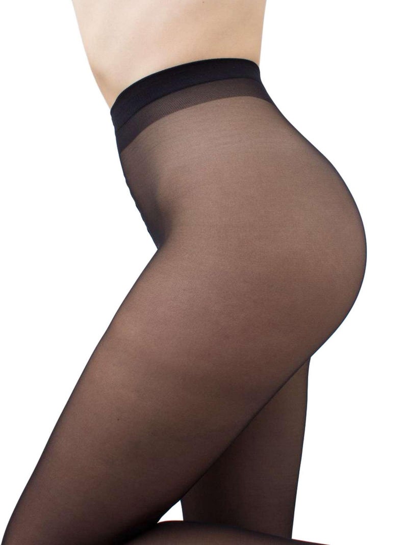 Giulia - Infinity Collants 20den classiques (Multipack) - Noir -M Noir - Kiabi
