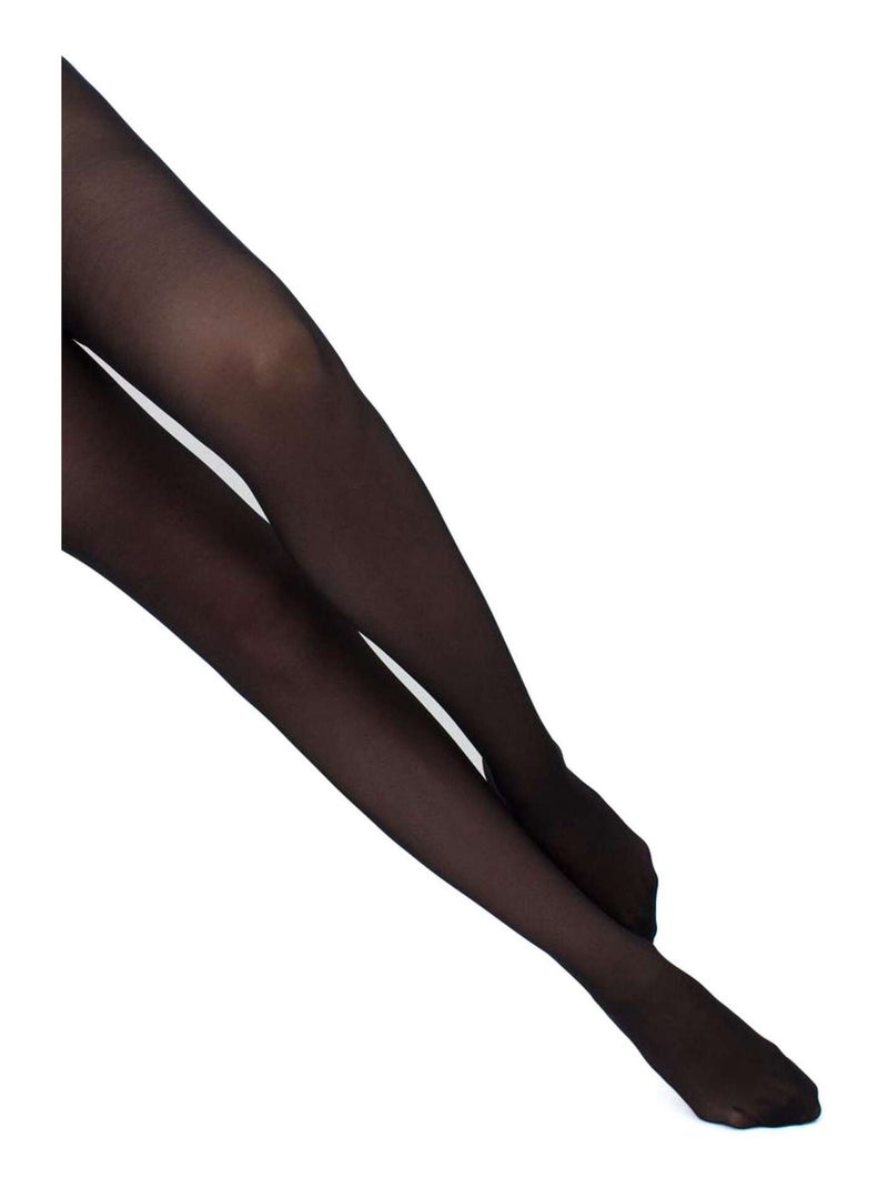 Giulia - Infinity Collants 40den classiques (Multipack) - Noir -S Noir - Kiabi