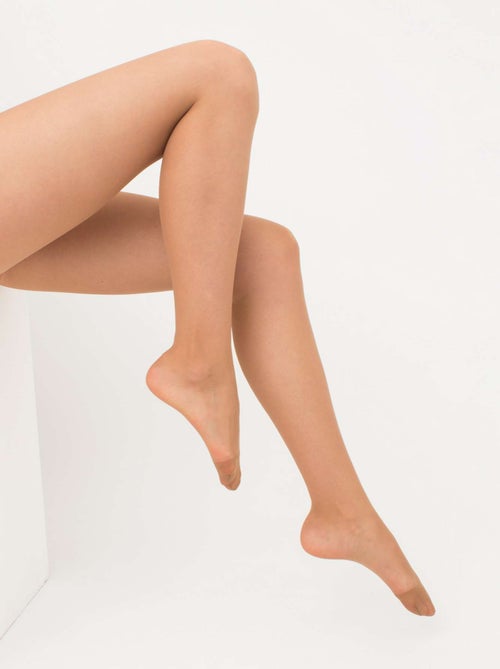 Giulia - Like Collants classiques 40den culotte confortables - (multipack) - Caramel - M - Kiabi