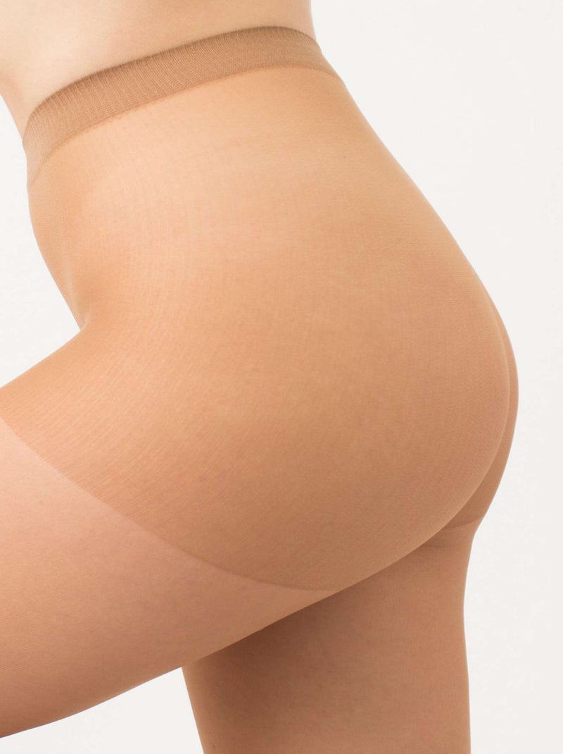 Giulia - Like Collants classiques 40den culotte confortables - (multipack) - Caramel - M Marron caramel - Kiabi