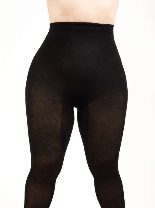 Giulia - Molly 200 Collant 200den (grandes Tailles) - Noir - XL - Kiabi