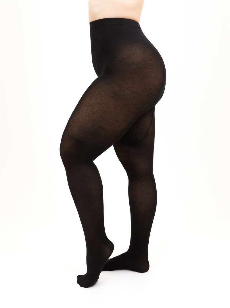 Giulia - Molly 200 Collant 200den (grandes Tailles) - Noir - XL Noir - Kiabi
