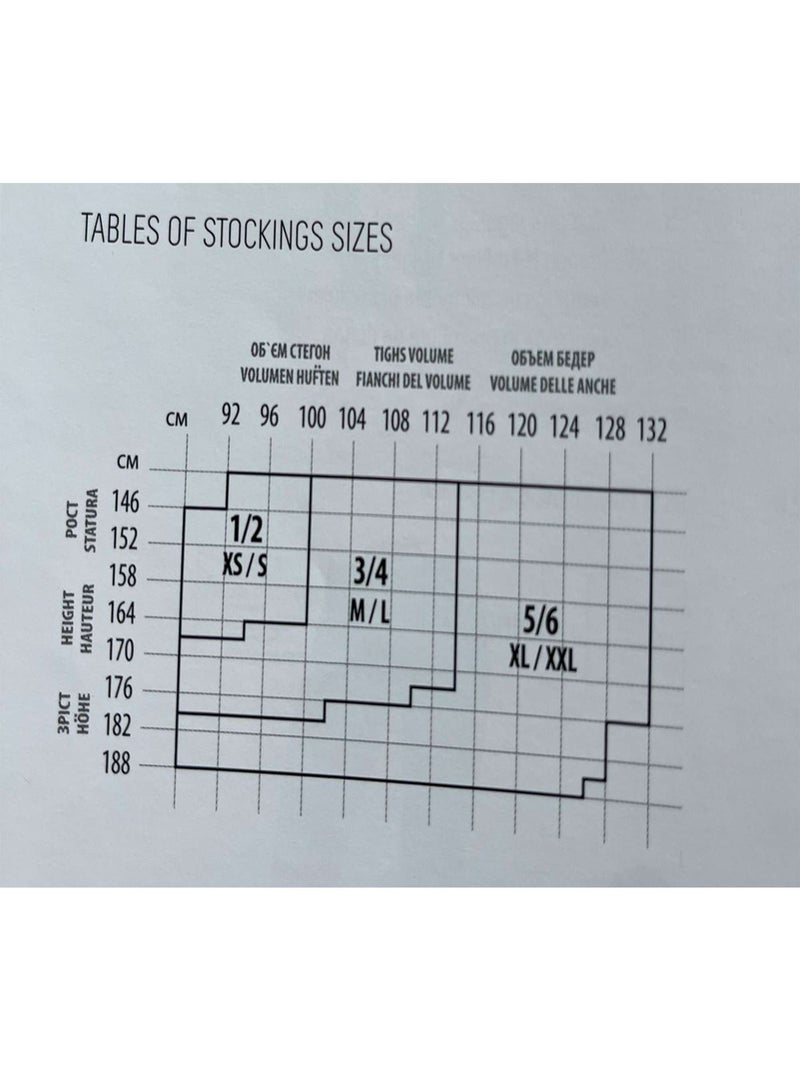 Giulia - Passion Seductive 20den Bas autofixants - avec ceinture haute en dentelle florale Beige - Kiabi