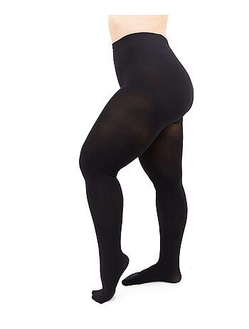 Geyoga 3 Paires Collants en Résille Scintillants Noirs de Grande Taille  Collants à Taille Haute avec Strass