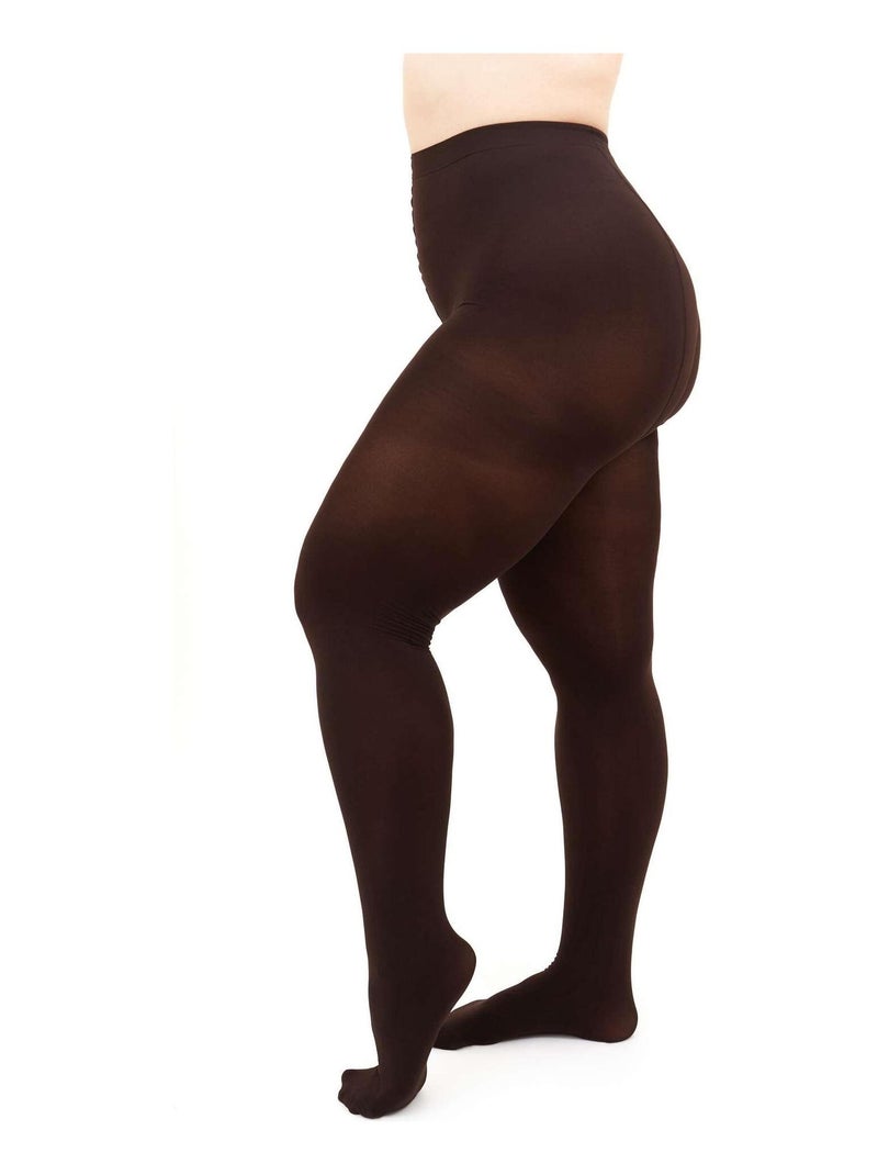 Giulia - Positive Micro 3D Collants classiques 70den Marron foncé - Kiabi