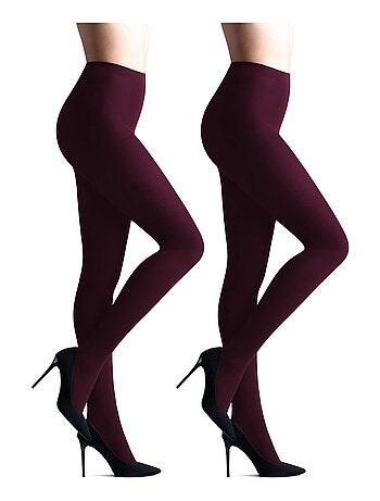 Giulia - Samba 40den (Multipack) Opaque Collant - Rouge - S