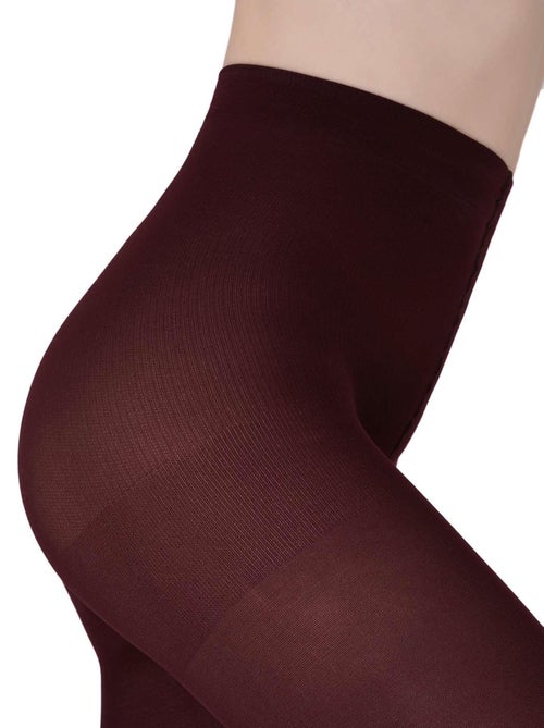 Giulia - Samba 40den (Multipack) Opaque Collant - Bordeaux - L - Kiabi