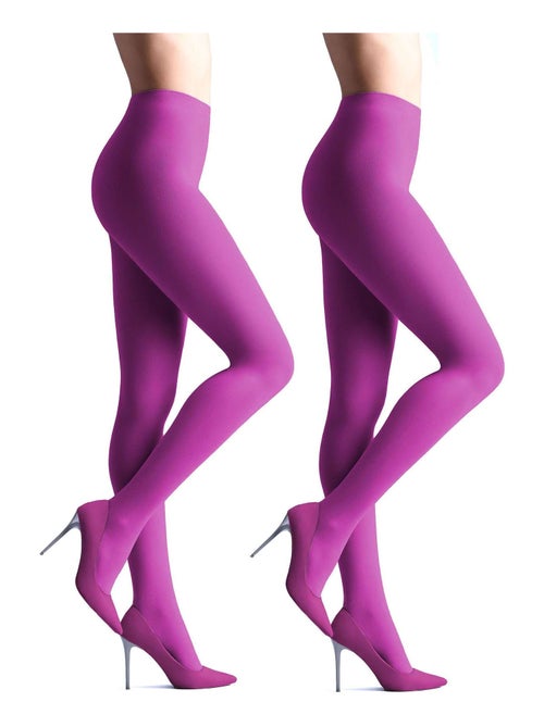 Giulia - Samba 40den (Multipack) Opaque Collant - Fuchsia - M - Kiabi