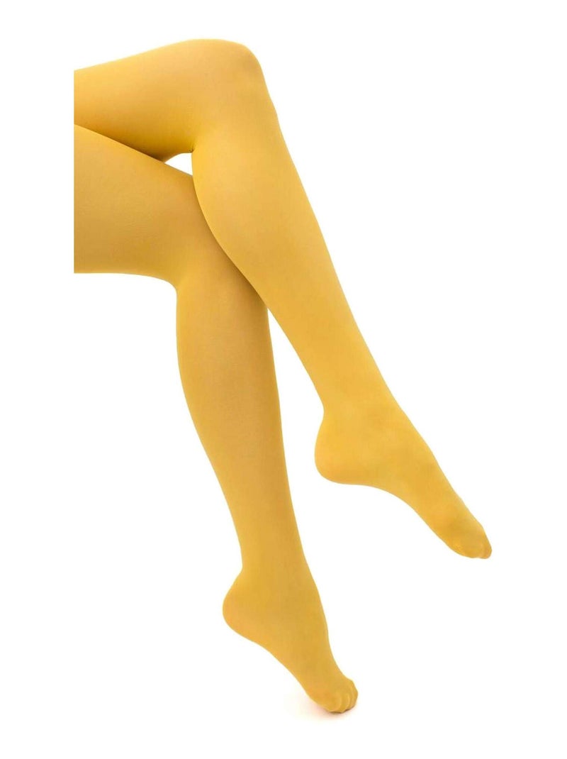 Giulia - Samba 40den (Multipack) Opaque Collant - Jaune - L Jaune - Kiabi