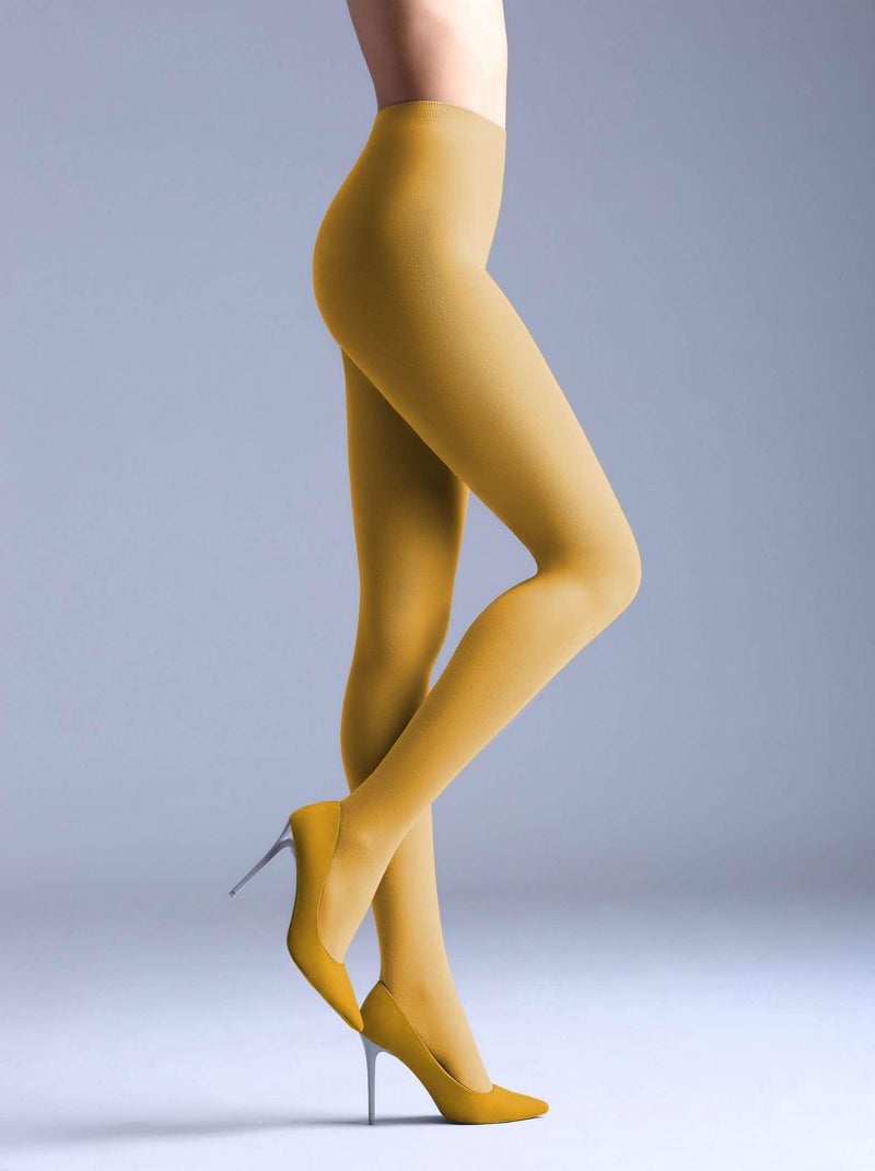 Giulia - Samba 40den (Multipack) Opaque Collant - Jaune - L Jaune - Kiabi