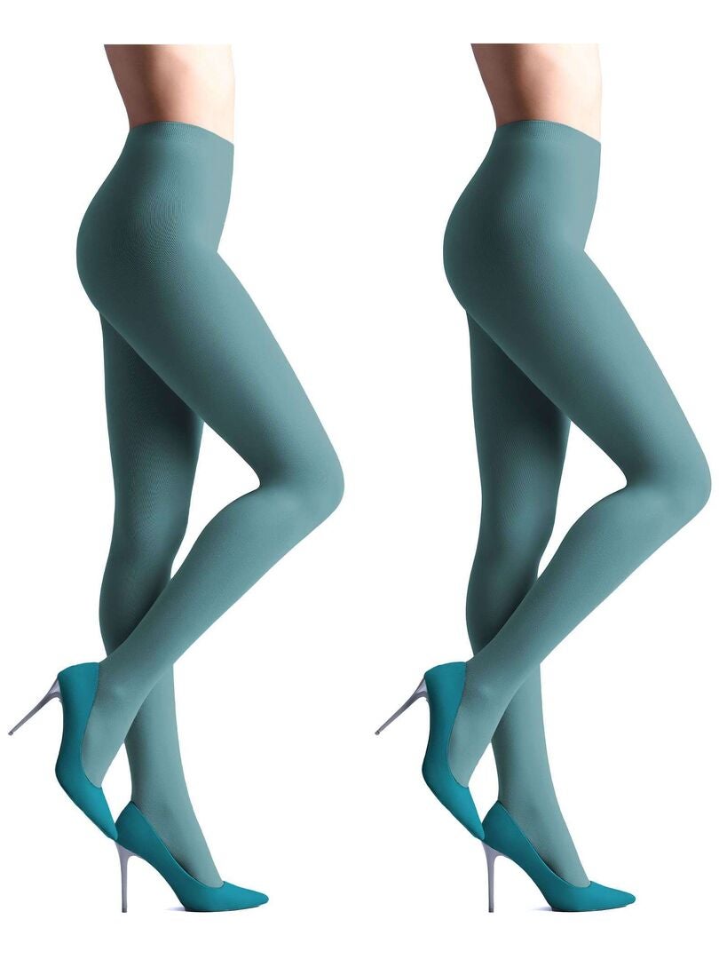 Giulia - Samba 40den (Multipack) Opaque Collant Bleu turquoise - Kiabi