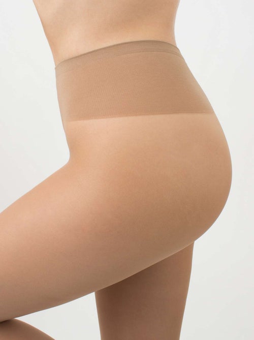 Giulia - Sensi Collant 40den semi-opaque soiematte (Multipack) - Caramel - L - Kiabi