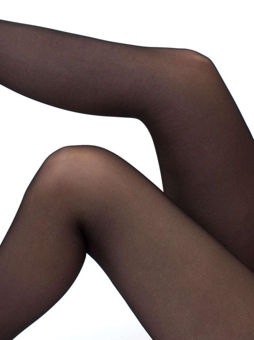 Giulia - Sensi Collant 40den semi-opaque soiematte (Multipack) - Noir - L - Kiabi