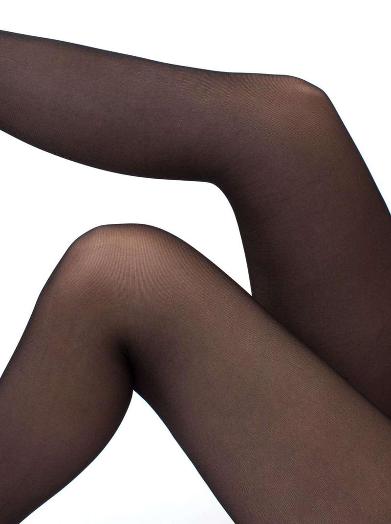 Giulia - Sensi Collant 40den semi-opaque soiematte (Multipack) - Noir - L Noir - Kiabi