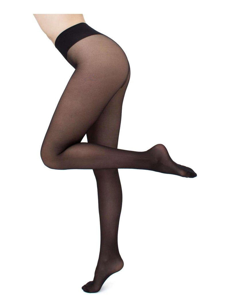 Giulia - Sensi Collant 40den semi-opaque soiematte (Multipack) - Noir - L Noir - Kiabi
