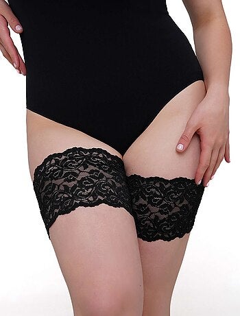 Giulia -Bandes de cuisse anti-frottements - Noir - 4XL