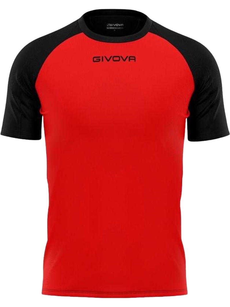 Givova - T-shirt CAPO Noir Rouge - Kiabi