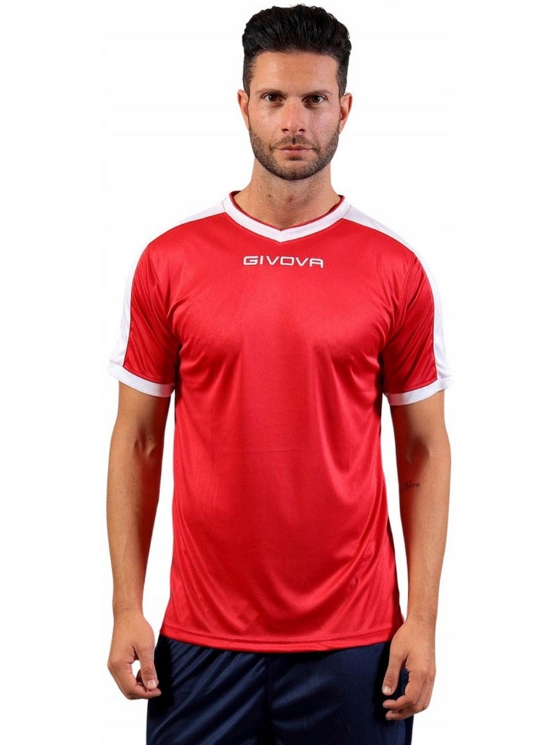 Givova - T-shirt REVOLUTION Blanc/Rouge - Kiabi