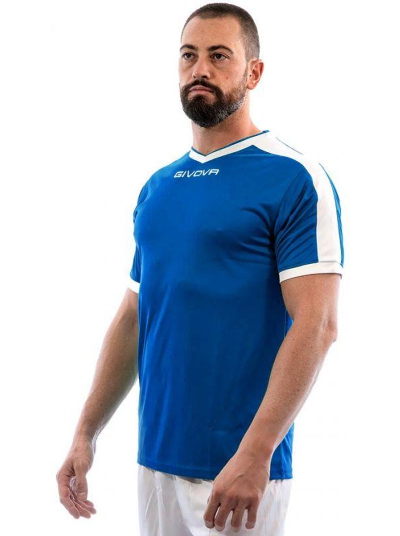 Givova - T-shirt REVOLUTION Bleu Blanc - Kiabi