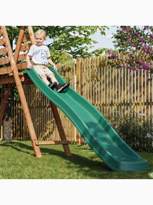 Glissière toboggan double vague pour portiques à plateformes H120 cm - Kiabi