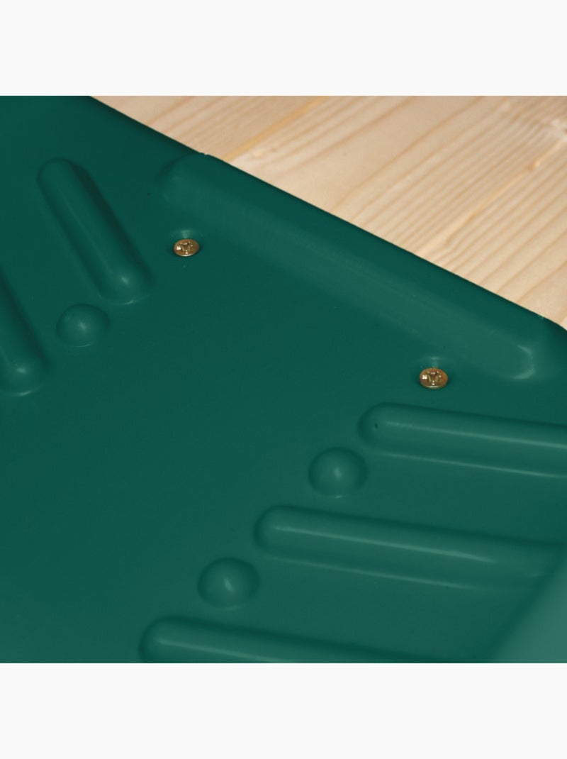 Glissière toboggan double vague pour portiques à plateformes H90 cm Vert - Kiabi