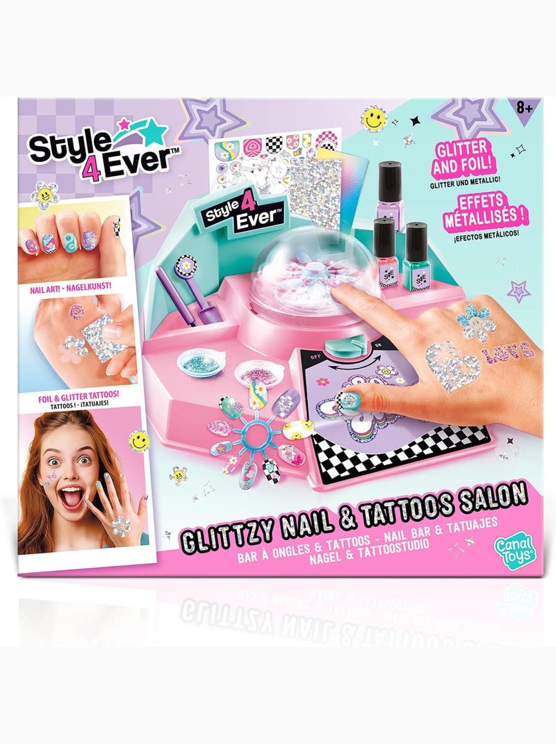 Glittzy Bar à Ongles Et Tatoo - Canal Toys Multicolore - Kiabi