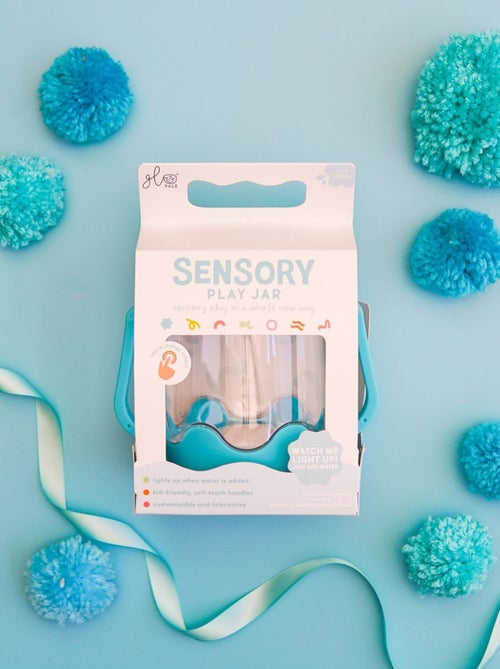 Glo Pals - Bocal sensoriel bleu - Kiabi