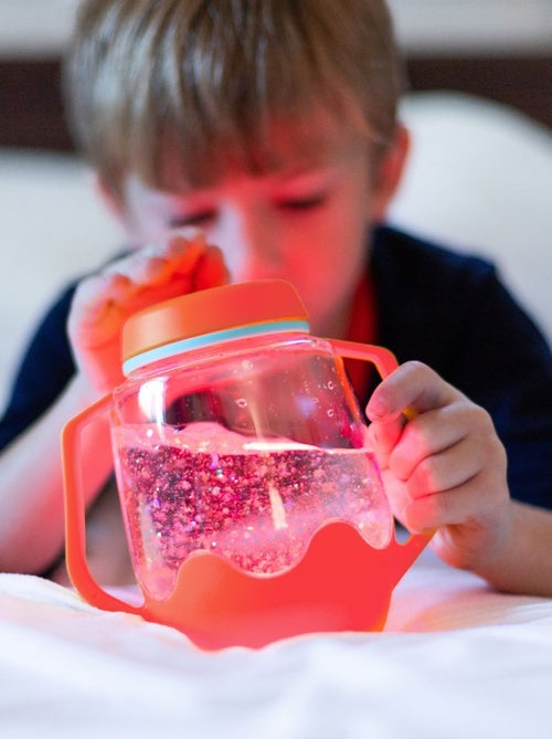 Glo Pals - Bocal sensoriel corail - Kiabi