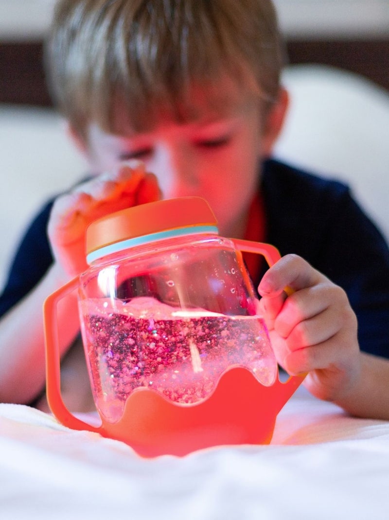 Glo Pals - Bocal sensoriel corail Orange corail - Kiabi