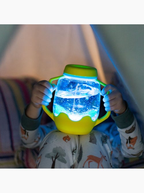 Glo Pals - Bocal sensoriel jaune - Kiabi