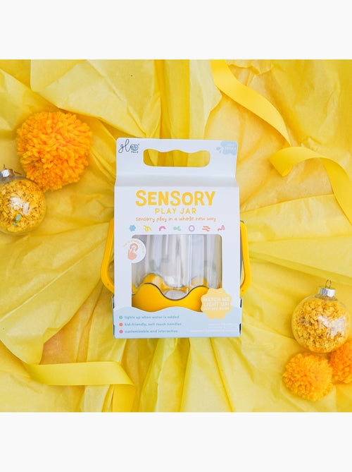 Glo Pals - Bocal sensoriel jaune - Kiabi