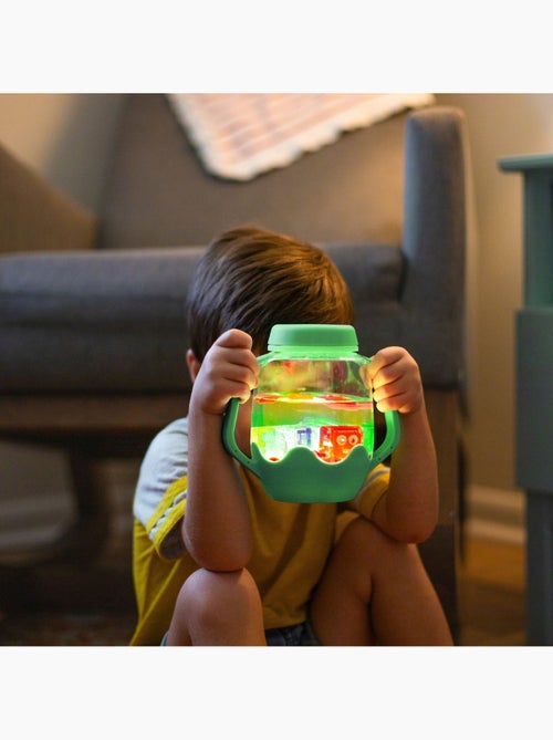 Glo Pals - Bocal sensoriel vert - Kiabi