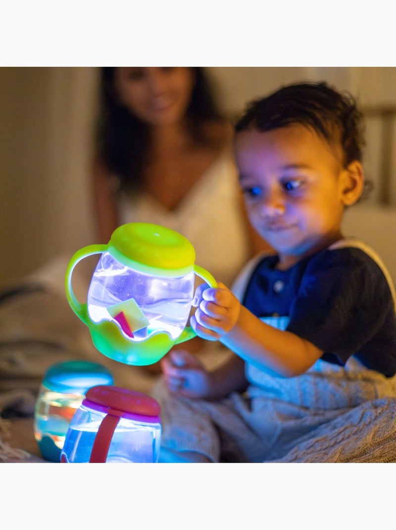 Glo Pals - Mini jarre sensorielle Vert - Kiabi