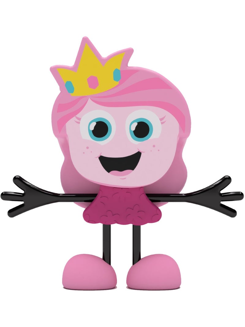 Glo Pals - Personnage et 2 cubes lumineux Rose - Kiabi