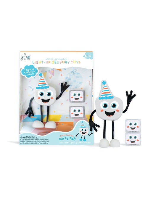 Glo Pals - Personnage Party Pal blanc et 2 cubes lumineux - Kiabi