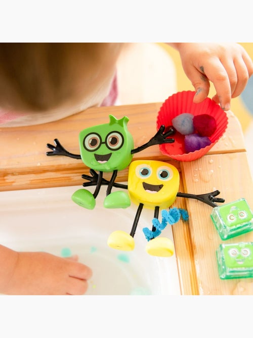 Glo Pals - Personnage Pippa vert et 2 cubes lumineux - Kiabi