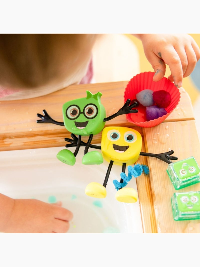 Glo Pals - Personnage Pippa vert et 2 cubes lumineux Vert - Kiabi