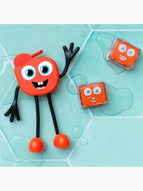 Glo Pals - Personnage Sammy rouge et 2 cubes lumineux - Kiabi