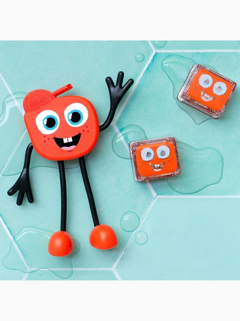 Glo Pals - Personnage Sammy rouge et 2 cubes lumineux Rouge - Kiabi